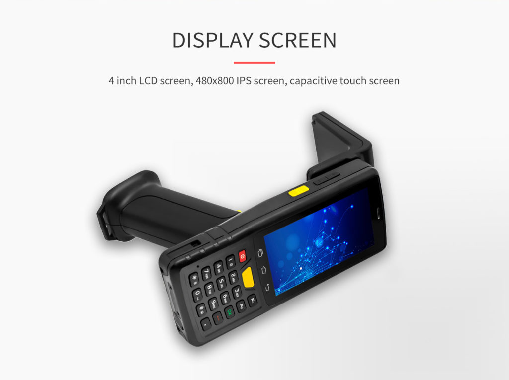 Senter S908 rugged PDA side view